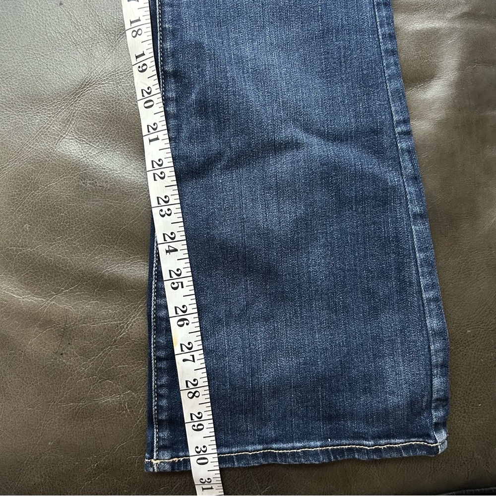 American Eagle Outfitters Deep Blue Flare Jeans - Picture 6 of 8